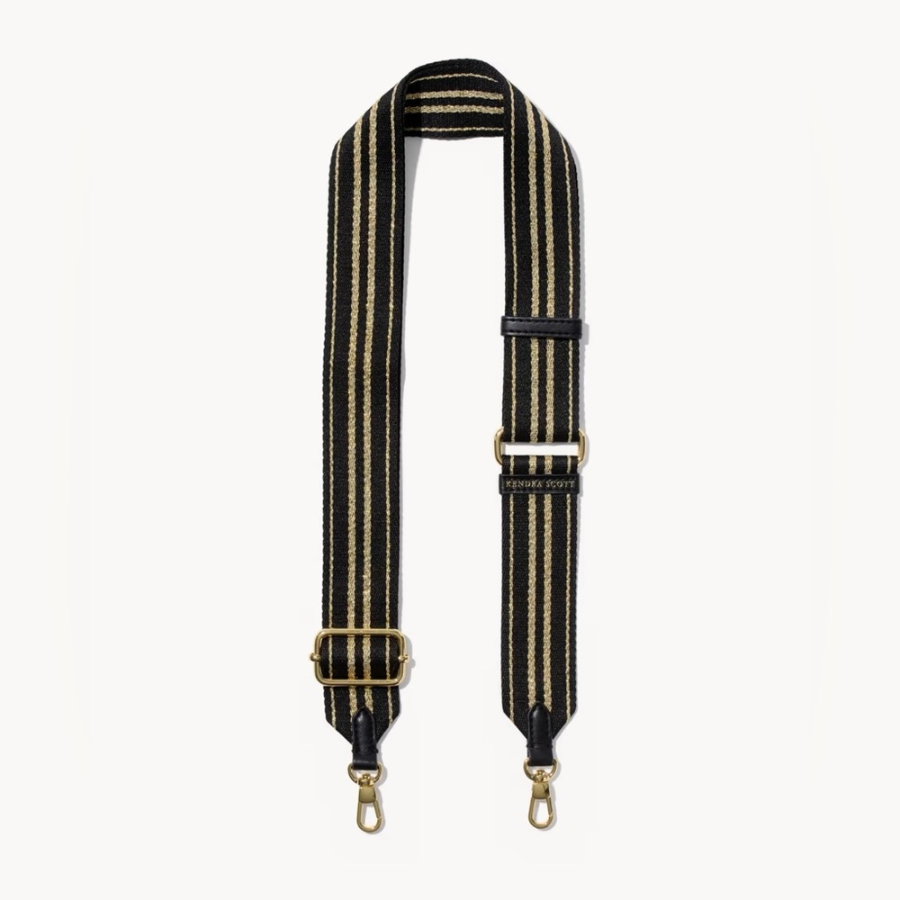 Kendra Scott Black and Gold bag straps